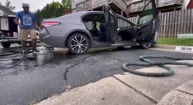 Full exterior wash and wheel detail from start to finish.