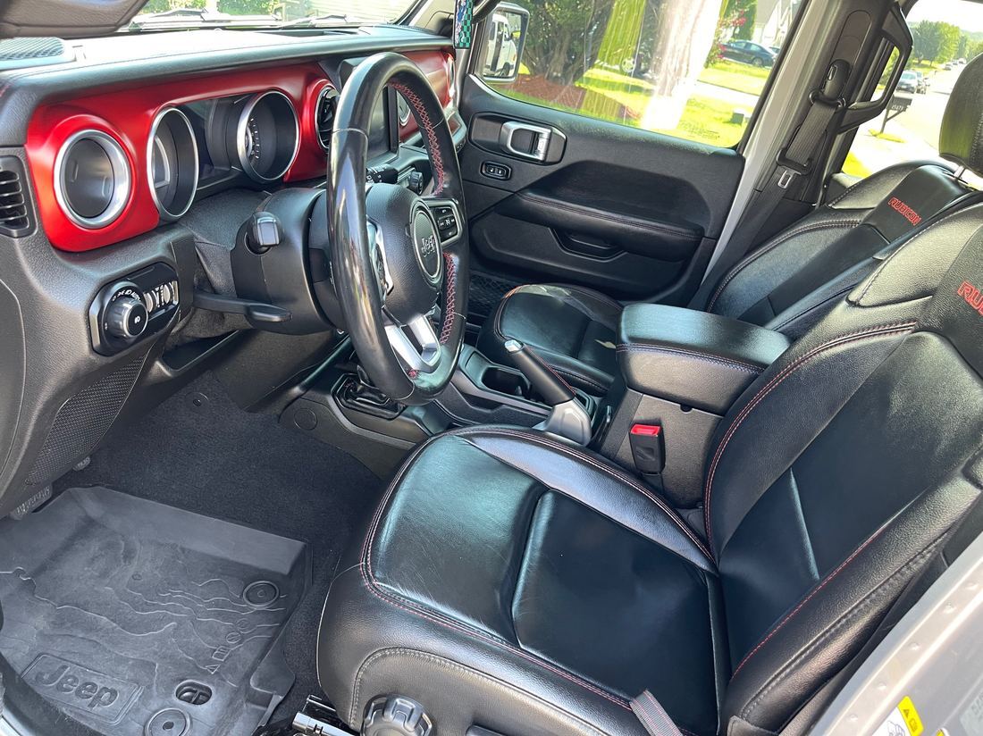 Deep interior clean & leather reconditioning on seats and door panels.